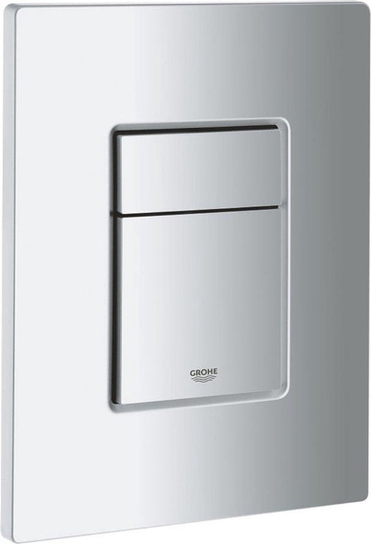 Grohe skate cosmopolitan bedieningspaneel toilet - dual flush - kunststof - mat chroom