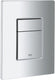 Grohe skate cosmopolitan bedieningspaneel toilet - dual flush - kunststof - mat chroom