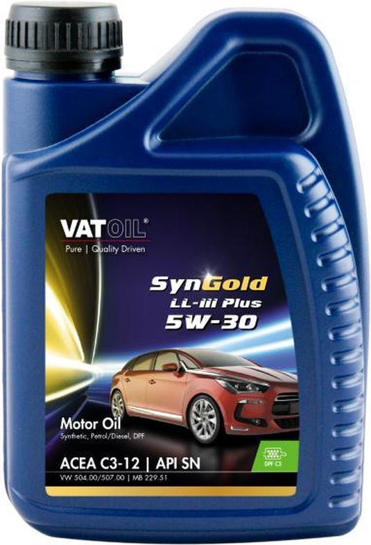 Kroon-oil vatoil syngold ll-iii plus 5w30 longlife ll c3 1ltr