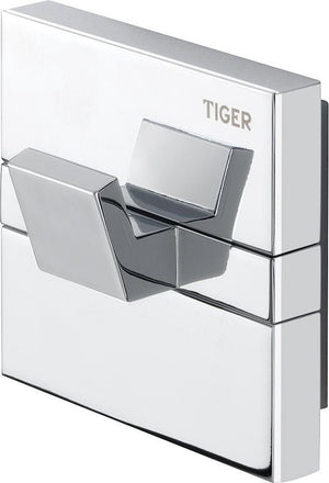 Tiger safira - handdoekhaak groot - chroom
