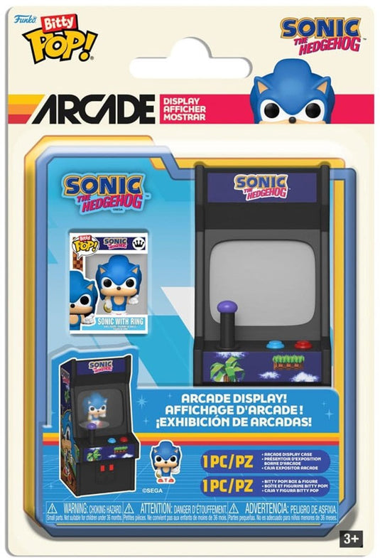 Funko sonic the hedgehog sonic with ring (bitty pop!) vinylfiguur unisex pop! - neutraal - standard
