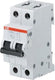 Busch-jaeger abb installatieautomaat c10a 2p 6ka - s202-c10