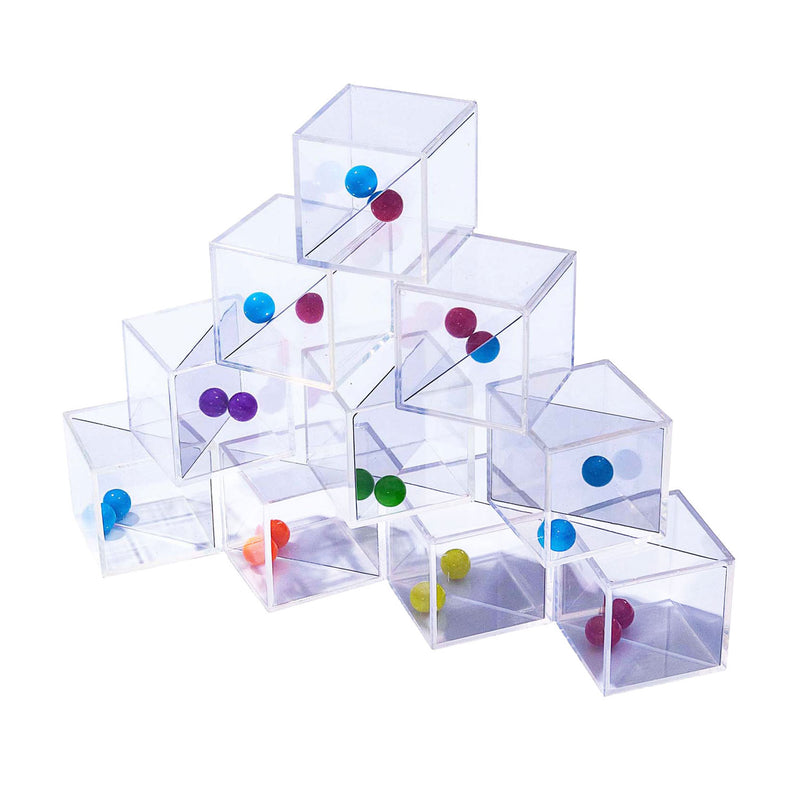 Load image into Gallery viewer, Lobbes transparante spiegelblokken - 5 cm - 18dlg
