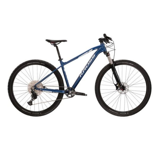 Kross mountainbike level 5.0 mtb - 29 inch - frame xl (20 inch) - blue silver gloss