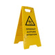 Waarschuwingsbord betra geel