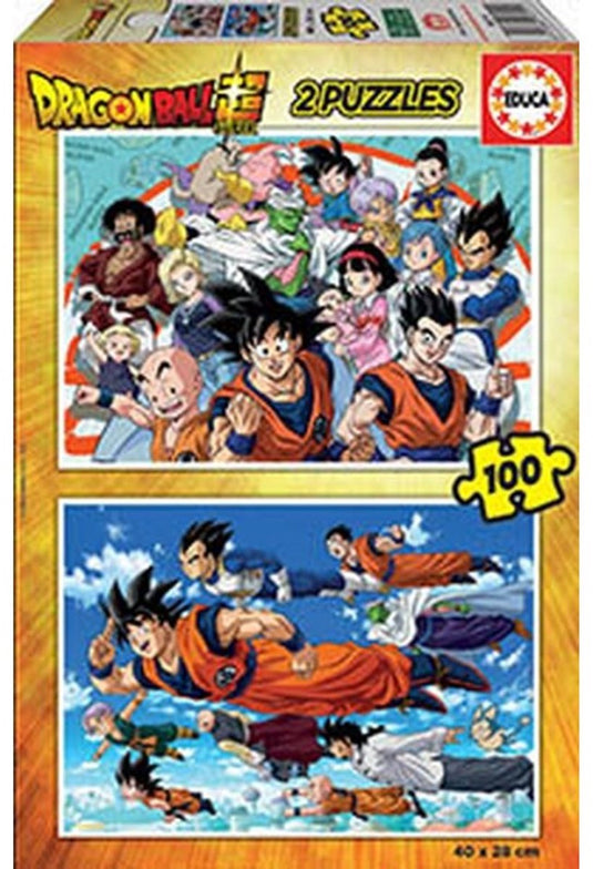Educa - puzzel dragon ball - 2 x 100 stuks