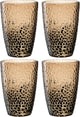 Leonardo matera longdrinkglas 340ml zand - set 4