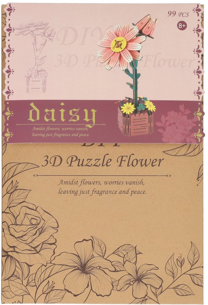Afbeelding laden in galerijviewer, Lobbes speelgoed bv lobbes houten bouwset madeliefje 3d - educatief speelgoed bloemen.
