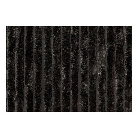 Wicotex kattenstaart deurgordijn 90x220 zwart 100% polypropyleen