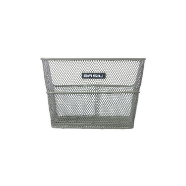 Basil Cento Flower S - fietsmand - achterop - olive green