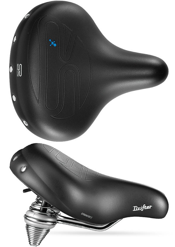 Selle royal zadel drifter+ gel zwart zonder kaart 5111udt