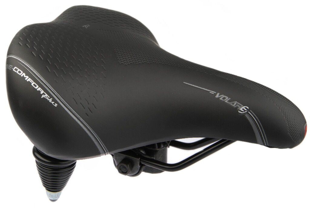 Selle Bassano zadel Volare XXL Cruiser zwart