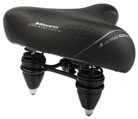 Selle Bassano zadel Volare XXL Cruiser zwart