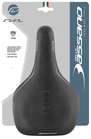 Selle Bassano zadel Rivale 3zone Sport zwart+achterlicht