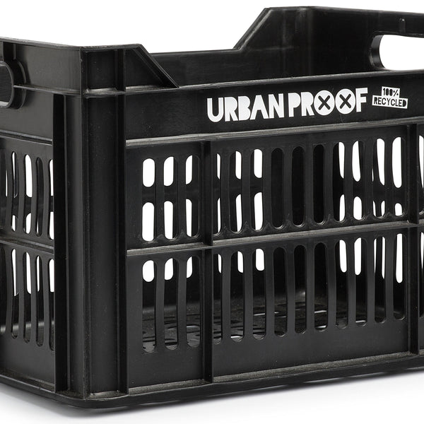 UrbanProof krat gerecycled kunststof 30l zwart