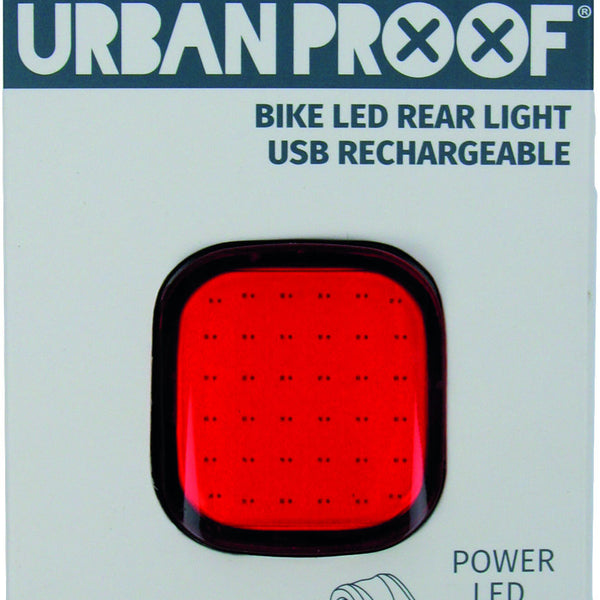 UrbanProof high power achterlicht rood USB