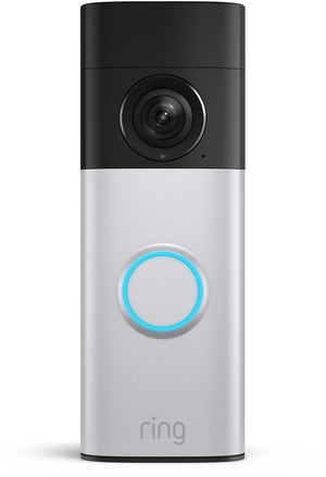 Ring videodeurbel plus op batterij (nieuwste generatie) - nickel silver - 2k video