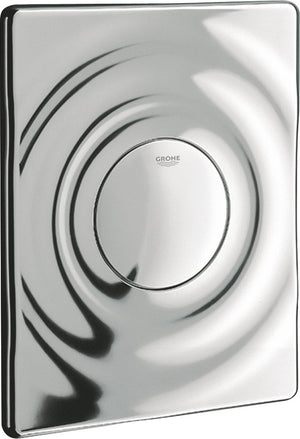 Grohe surf bedieningsplaat - enkelspoeling - verticaal horizontaal - chroom