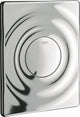Grohe surf bedieningsplaat - enkelspoeling - verticaal horizontaal - chroom