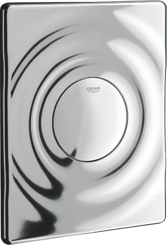 Grohe surf wc bedieningsplaat enkele spoeling verticaal horizontaal chroom