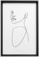 Walther silhouette - houten lijst - fotoformaat 20x30 cm - zwart