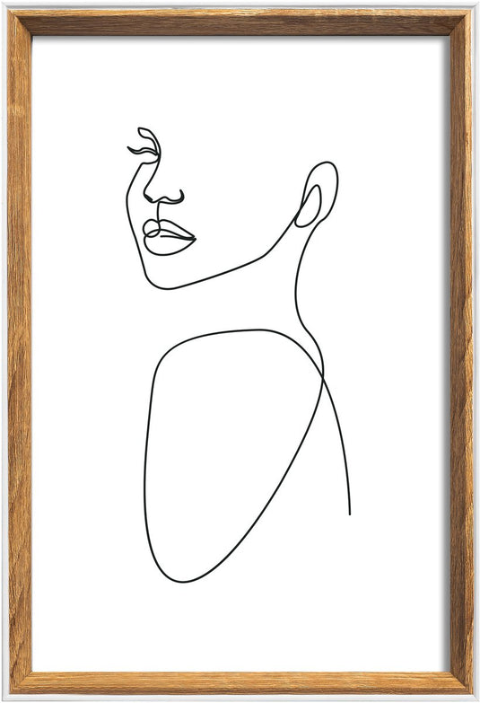 Walther silhouette - houten lijst - fotoformaat 20x30 cm - natuur