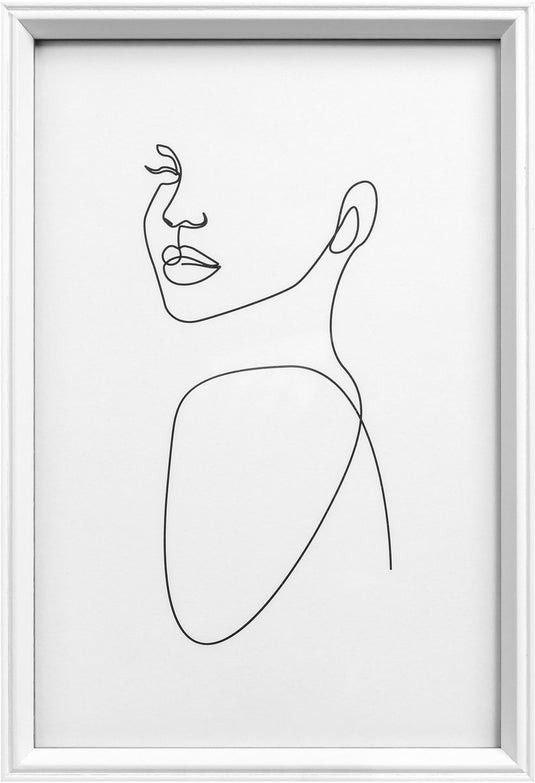 Walther silhouette - houten lijst - fotoformaat 20x30 cm - wit