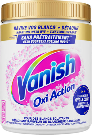 Vanish oxi action vlekverwijderaar poeder - witte was - 940g