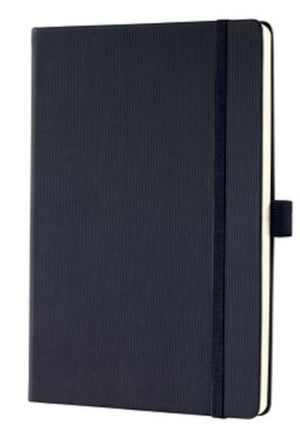 Sigel notitieboek - conceptum pure - a5 - zwart - hardcover - 194 pagina's - 80 grams - gelinieerd - si-co122