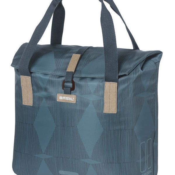 Basil elegance 20-26l blauw 18391 shoppertas estate blue