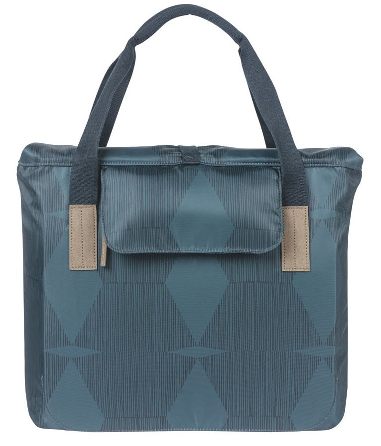 Load image into Gallery viewer, Basil Elegance fietsshopper, Choose Green, unisex, stadfiets, estate blue
