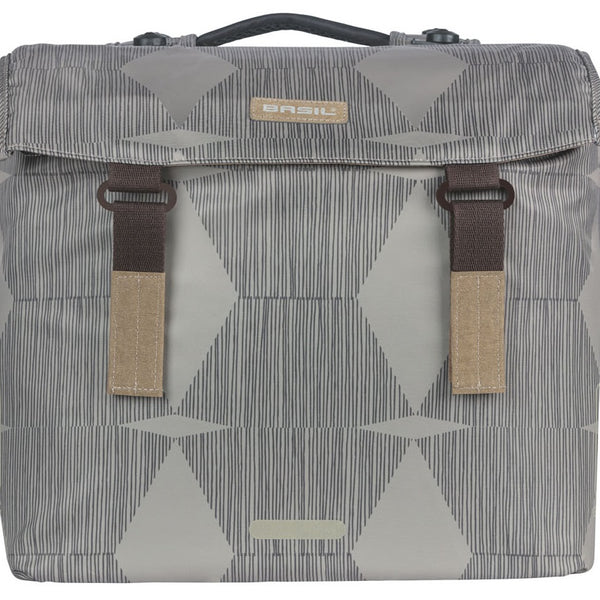 Basil Elegance dubbel fietstas MIK 40-49L chateau taupe