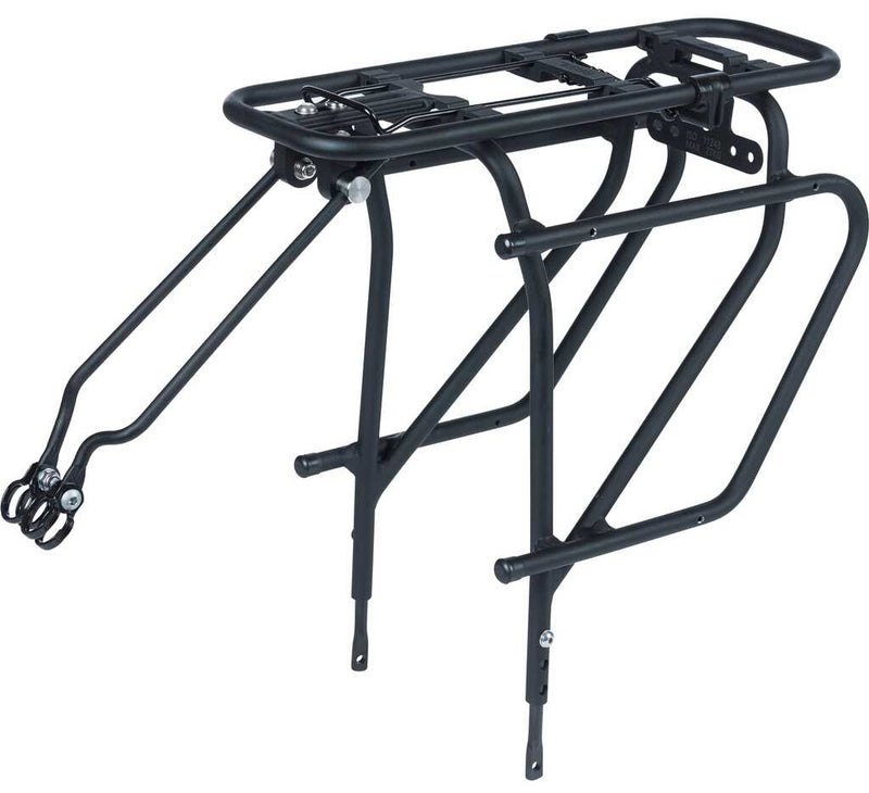 Load image into Gallery viewer, Basil MIK bagagedrager Universal Cargo Carrier (in)Side mat zwart
