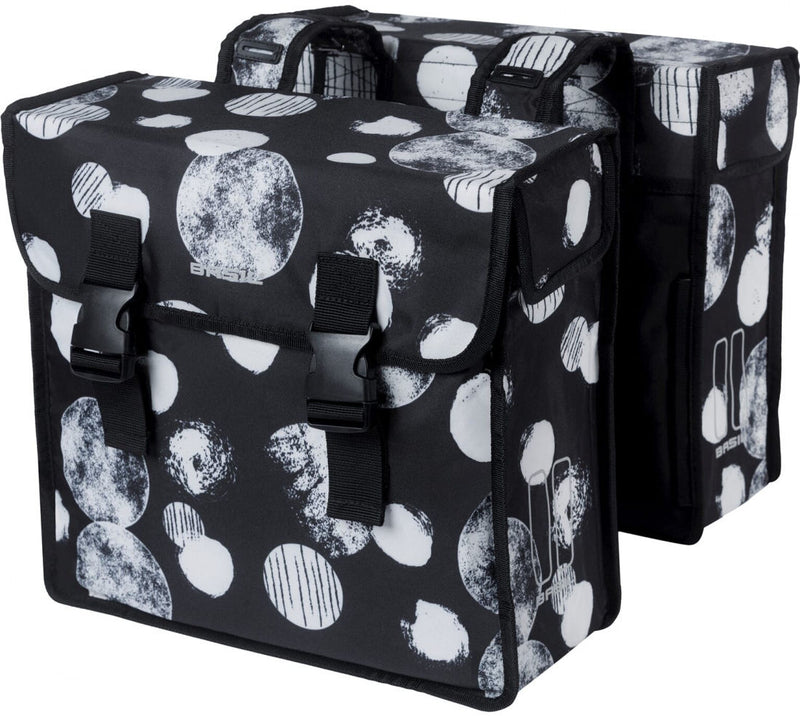 Load image into Gallery viewer, Basil Tas Mara XL Dubbel | Sphere | Zwart grijs
