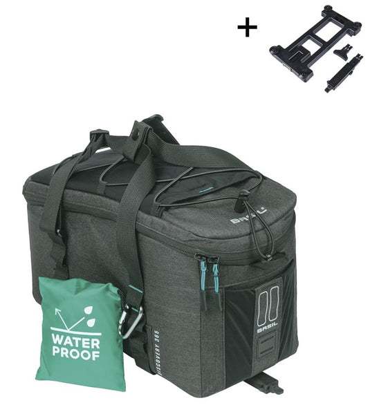 Basil bagagedragertas discovery 365d m mik 9l zwart