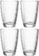Leonardo matera longdrinkglas 340ml transparant - set 4