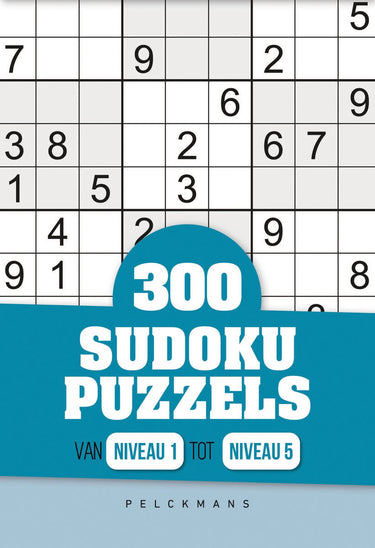 Pelckmans 300 sudoku puzzels - sudoku - niveau 1 tot 5