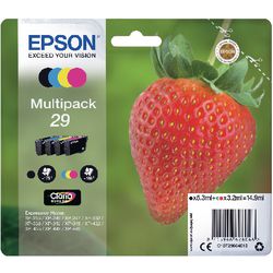Inktcartridge epson c13t29864012 zwart, cyaan, geel, magenta