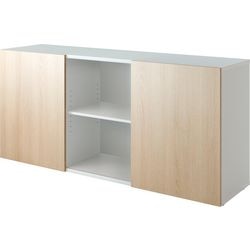 Bach kast met schuifdeuren hammerer 2fh eiken, wit