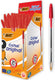 Bic cristal original balpennen - rood - doos van 50 stuks - medium punt 1 mm