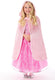 Little adventures - roze cape met capuchon – maat s m (1-5 jaar)