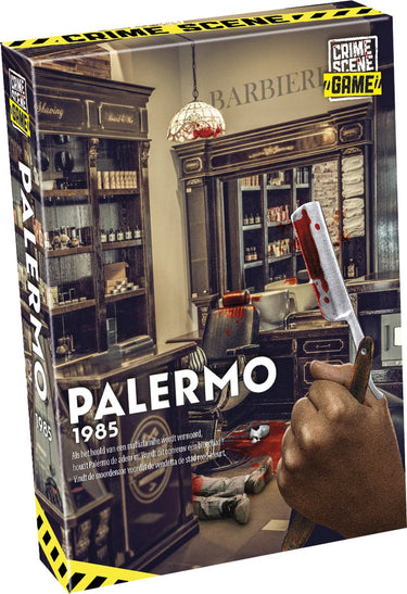 Tactic crime scene palermo 1985 – bordspel – misdaadspel – maffia mysterie in sicilië – diepgaand onderzoek en morele keuzes – crime scene serie – game storm studio – 1 of meer spelers – vanaf 18 jaar