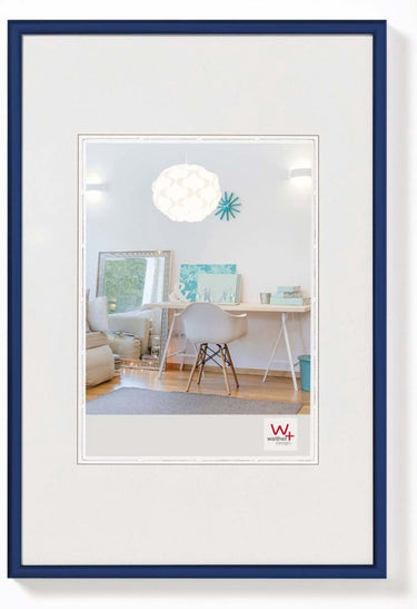 Walther new lifestyle - kunststof lijst - fotoformaat 28x35 cm - blauw