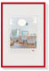 Walther new lifestyle - kunststof lijst - fotoformaat 50x70 cm - rood