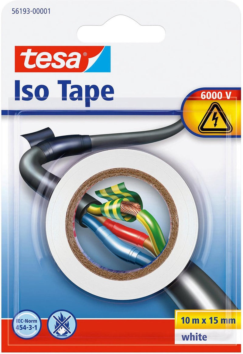 Afbeelding laden in galerijviewer, Tesa isolatietape - wit - 10 meter
