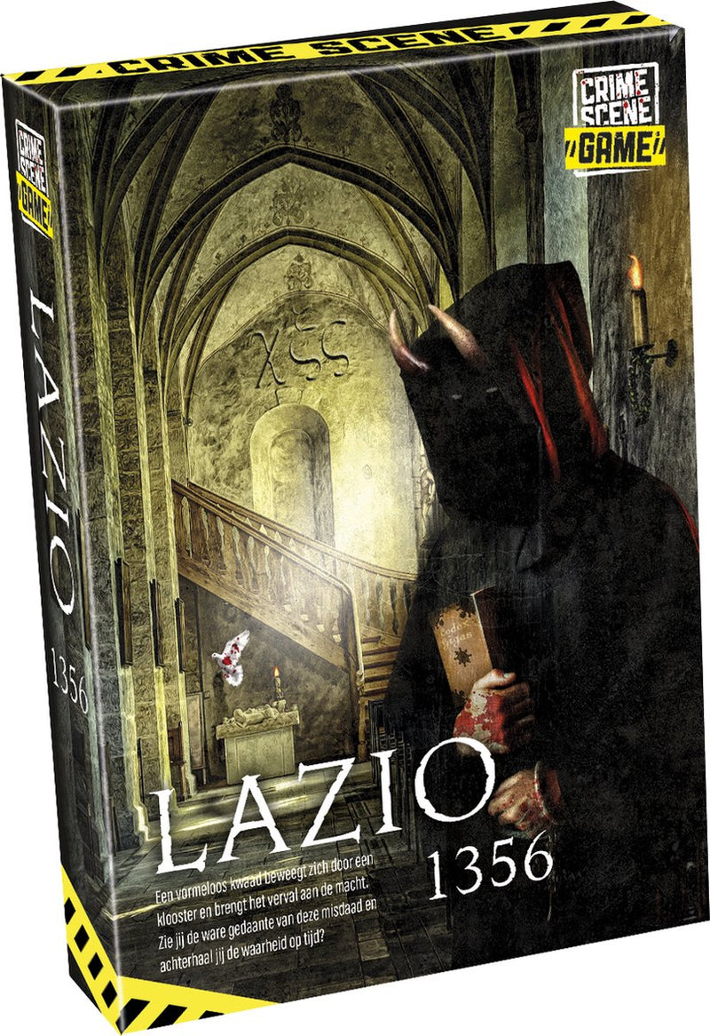 Afbeelding laden in galerijviewer, Tactic crime scene lazio 1356 – bordspel – misdaadspel – historisch mysterie in een klooster – diepgaand onderzoek en deductie – crime scene serie – game storm studio -1 of meer spelers – vanaf 18 jaar
