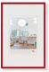 Walther new lifestyle - kunststof lijst - fotoformaat 28x35 cm - rood