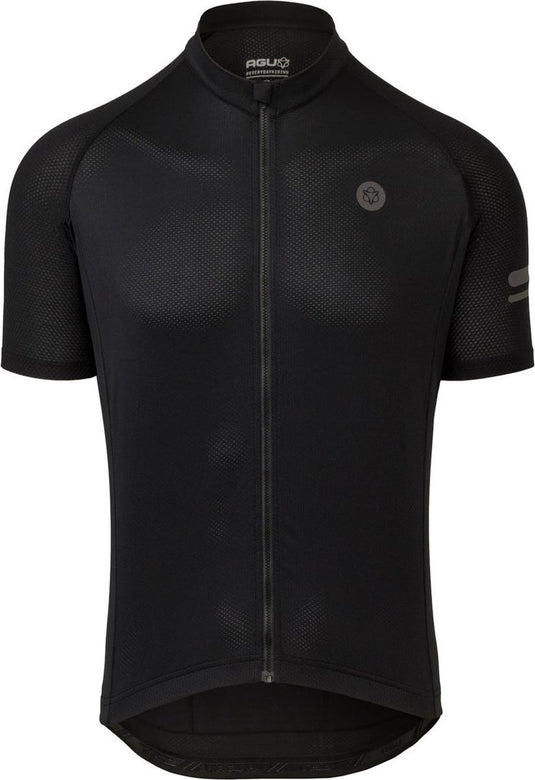 Agu essential fietsshirt heren - korte mouwen - zwart - maat xl