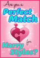 Ty are you a perfect match for harry sles? - 100% unofficial and unauthorized interactive personali love trivia quiz game book