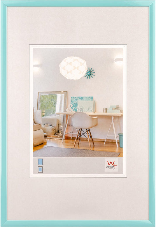 Walther new lifestyle - kunststof lijst - fotoformaat 30x45 cm - turkoois